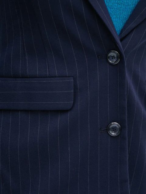 United Colors of Benetton marynarka kolor granatowy jednorzędowa wzorzysta 2KHSDW02H