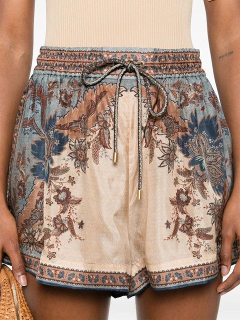 ZIMMERMANN Ascension shorts - Brown