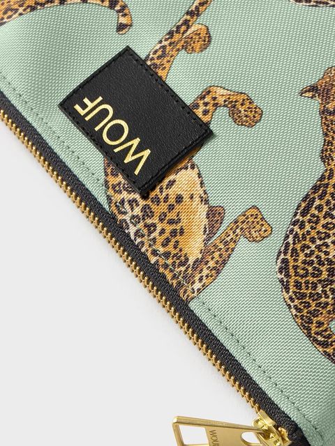 WOUF kosmetyczka Emerald Leopard 26 x 17 x 1 cm - zdjęcie produktu nr 1