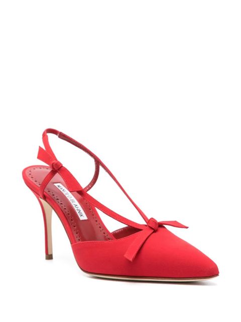 Manolo Blahnik Corintia 90mm pumps - Red
