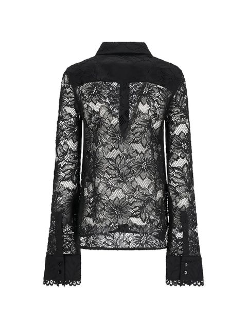 Sportmax floral-lace shirt - Black - zdjęcie produktu nr 2