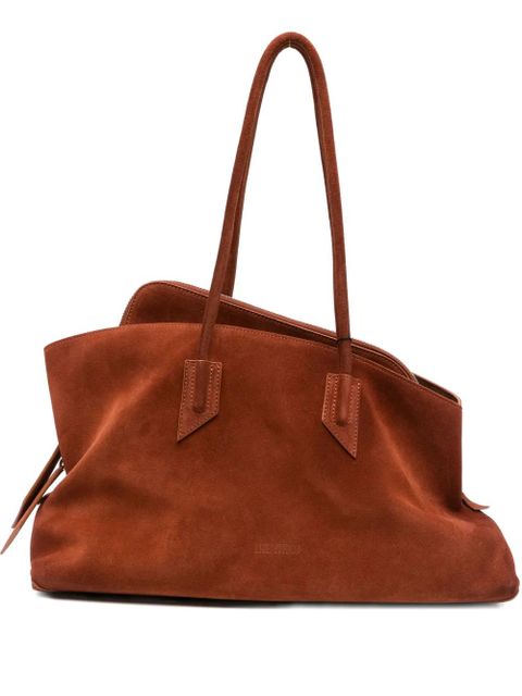 The Attico medium La Passeggiata shoulder bag - Brown - zdjęcie produktu nr 1