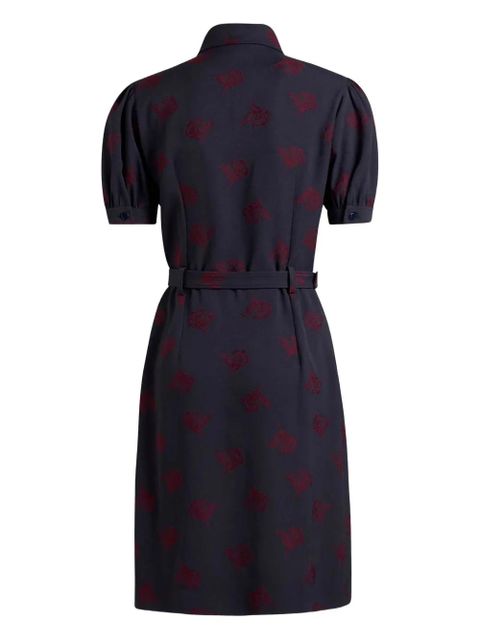 ETRO jacquard belted dress - Black - zdjęcie produktu nr 2
