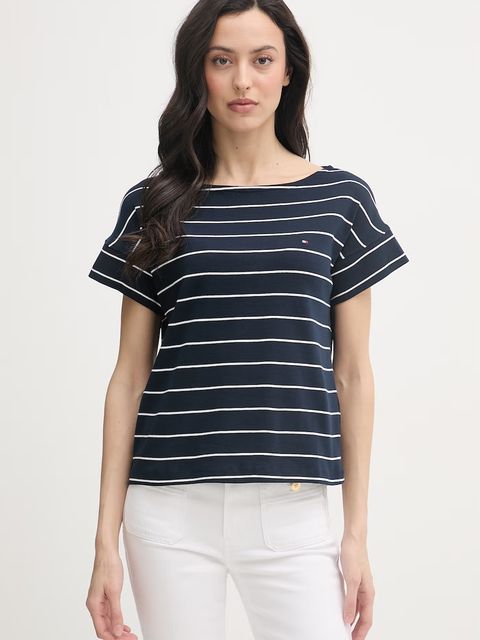 Tommy Hilfiger t-shirt damski bawełniany - zdjęcie produktu nr 2