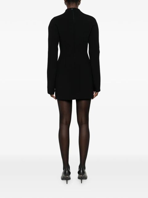 Sportmax long-sleeve mini dress - Black