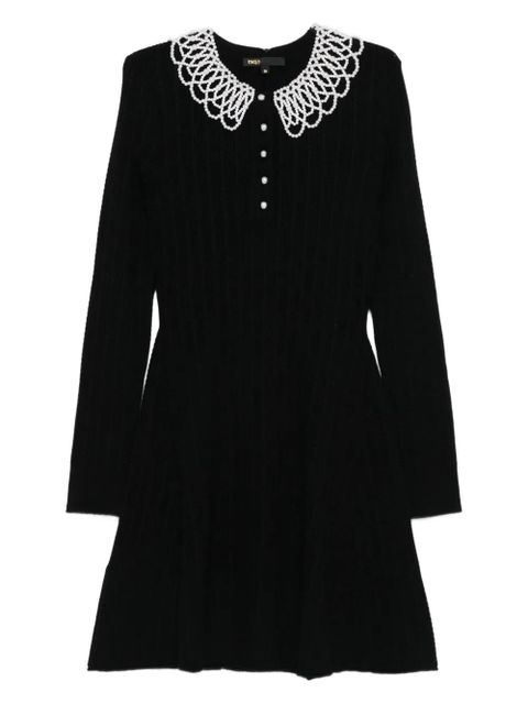 Maje faux-pearl-embellished dress - Black - zdjęcie produktu nr 1