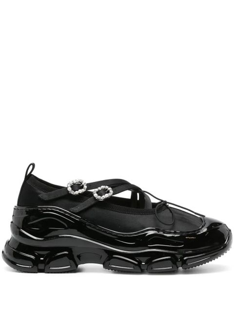 Simone Rocha Beaded Tracker sneakers - Black - zdjęcie produktu nr 1