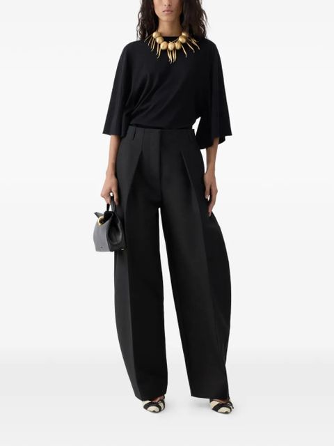Jacquemus Ovalo palazzo pants - Black - zdjęcie produktu nr 2