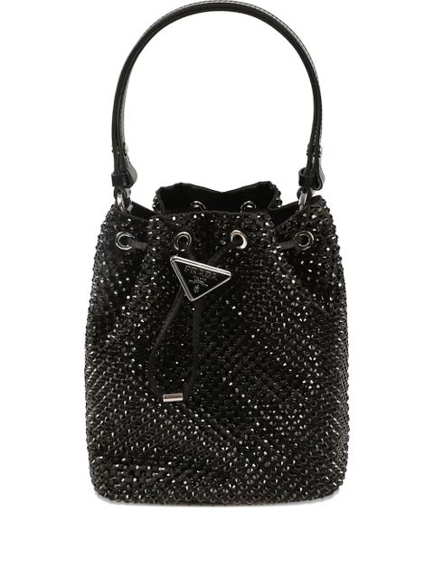 Prada embellished bucket bag - Black - zdjęcie produktu nr 1