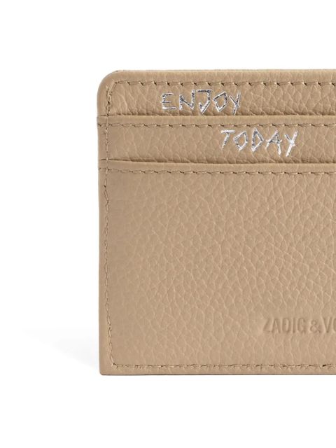 Zadig&Voltaire Pass wings-detail wallet - Neutrals