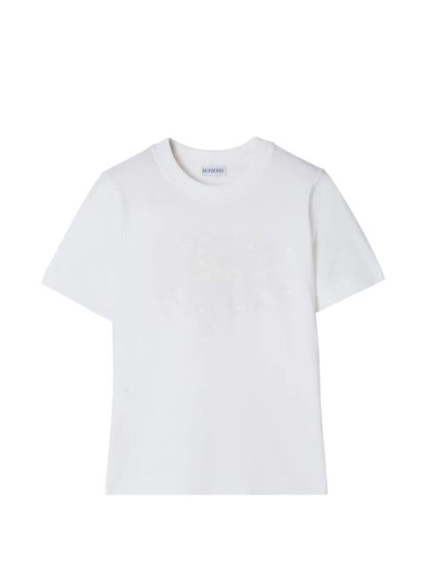 Burberry Knight-stamp cotton T-shirt - White - zdjęcie produktu nr 1