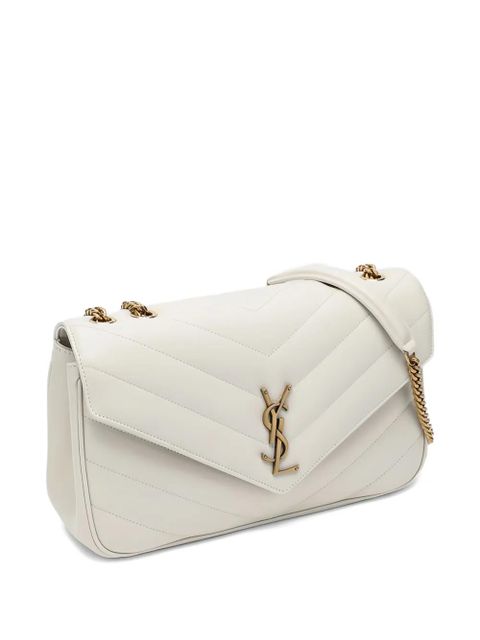 Saint Laurent medium LouLou crossbody bag - White