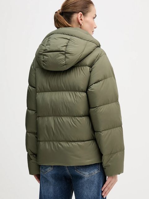 Tommy Hilfiger kurtka puchowa kolor zielony zimowa WW0WW45739