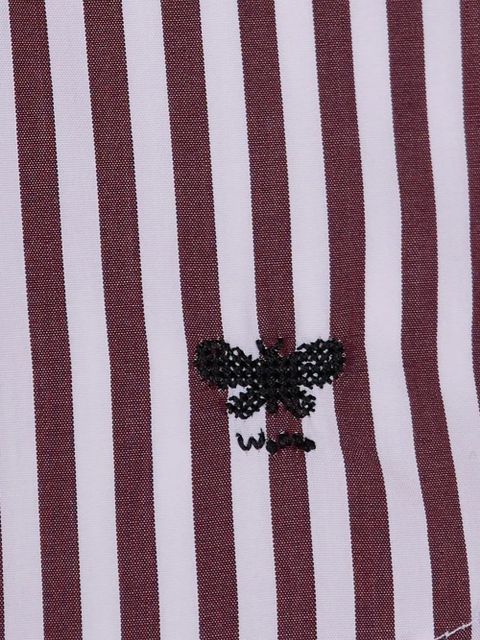Max Mara Daureo striped shirt - Red
