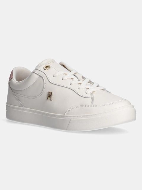 Tommy Hilfiger sneakersy skórzane ESSENTIAL CHIC COURT SNEAKER kolor biały FW0FW08322 - zdjęcie produktu nr 1