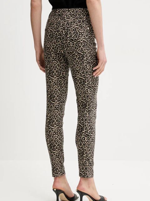 Morgan jeansy PEVAM damskie kolor beżowy PEVAM