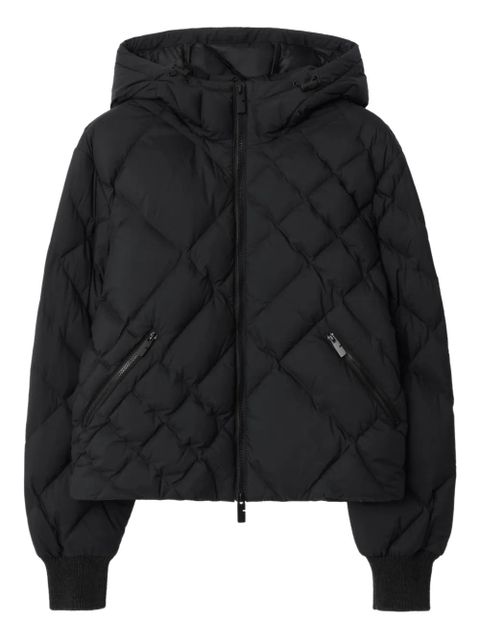 Burberry Delley Check-stitch puffer jacket - Black - zdjęcie produktu nr 1