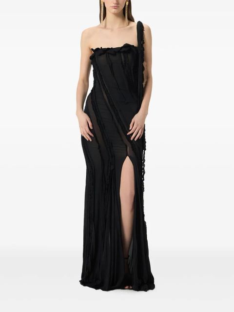 Blumarine draped evening gown - Black - zdjęcie produktu nr 2