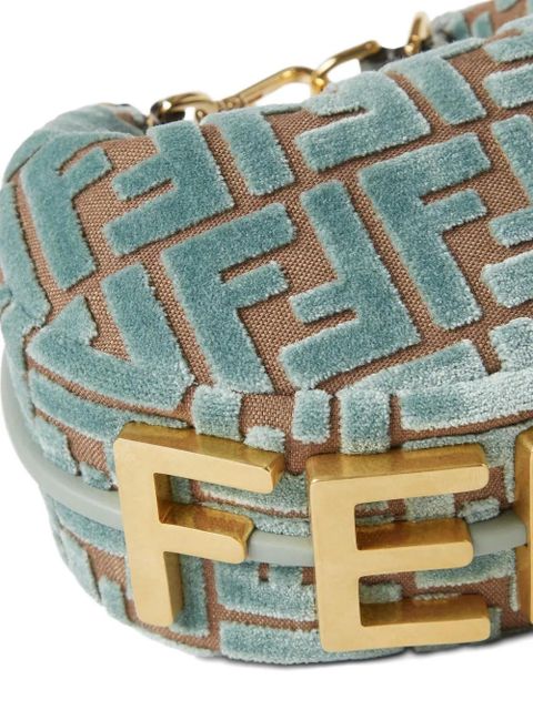FENDI mini Fendigraphy jacquard shoulder bag - Green - zdjęcie produktu nr 2