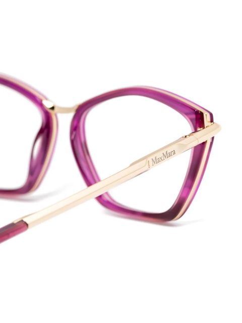 Max Mara Eyewear cat-eye frame glasses - Purple