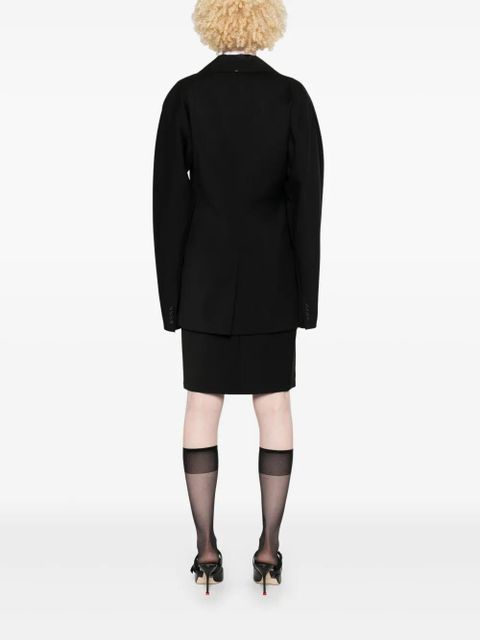 Sportmax Ecru blazer - Black