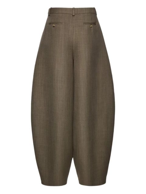 Magda Butrym belted balloon trousers - Brown