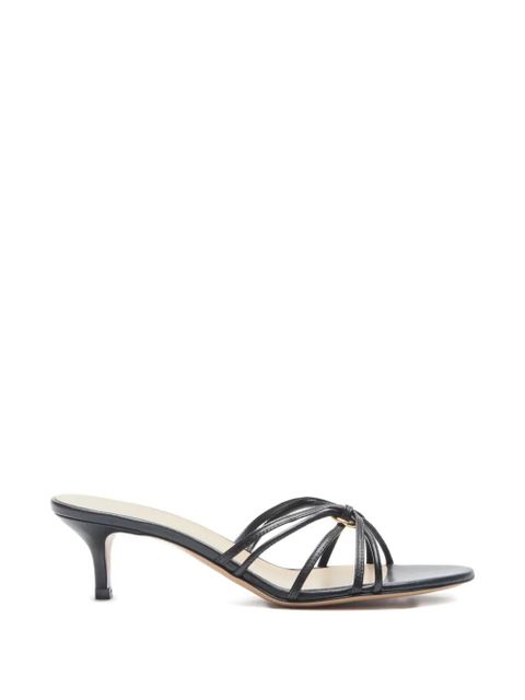 Le Monde Beryl 50mm strappy leather sandals - Black - zdjęcie produktu nr 1