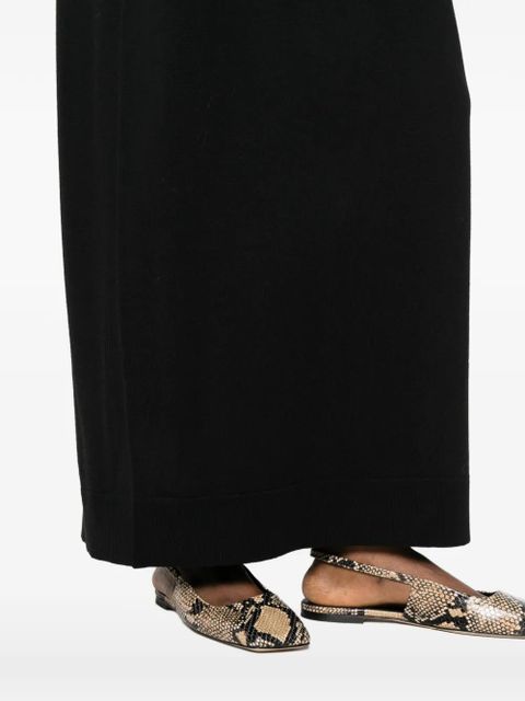 TOTEME merino knit maxi dress - Black