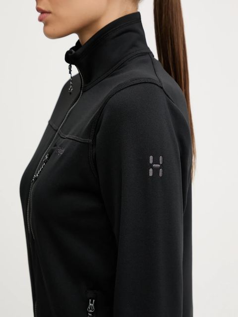 Haglöfs bluza sportowa Rosson damska kolor czarny gładka 607606
