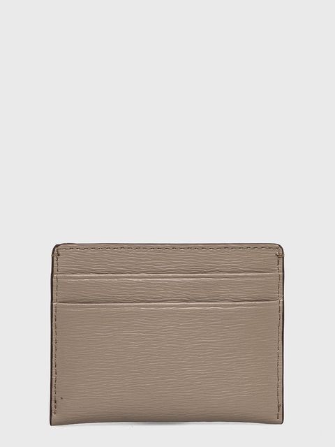 Dkny etui na karty skórzane kolor beżowy R92Z3C09