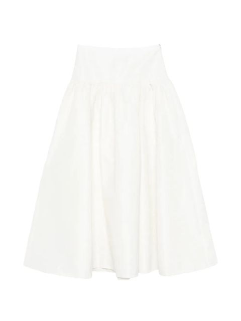 Maje side-zip midi A-line skirt - White - zdjęcie produktu nr 1