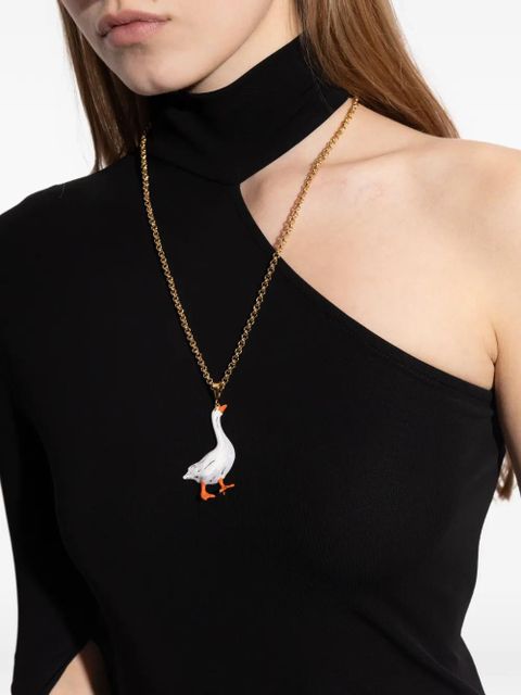 Moschino goose-pendant necklace - Gold - zdjęcie produktu nr 2