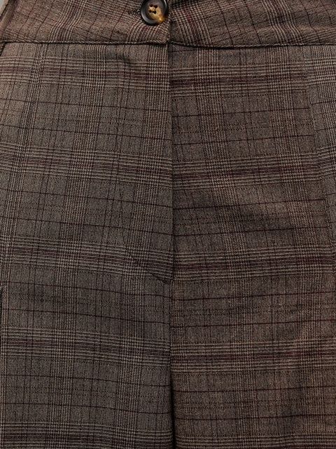 Answear.LAB spodnie damskie kolor brązowy szerokie high waist