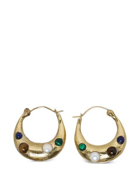 ALEMAIS Jem multi-stone earrings - Gold - zdjęcie produktu nr 1