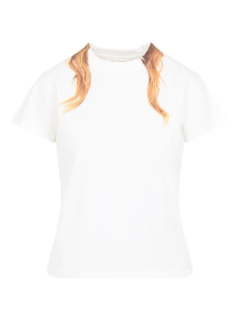 MM6 Maison Margiela crew-neck T-shirt - White - zdjęcie produktu nr 1