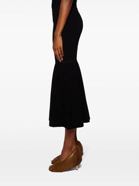 Victoria Beckham flared skirt - Black