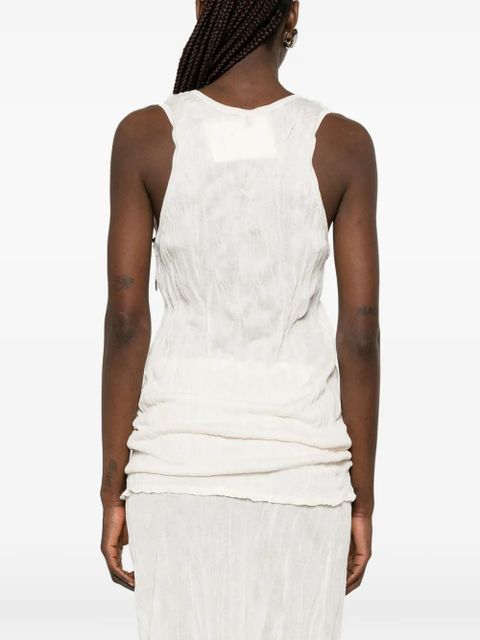 TOTEME crinkled-texture top - Neutrals