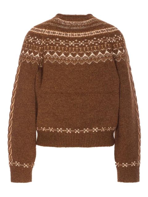 Guest In Residence Cloud Chalet patterned sweater - Brown
