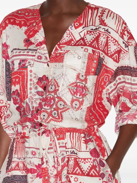 MARANT ÉTOILE Niely playsuit - Red