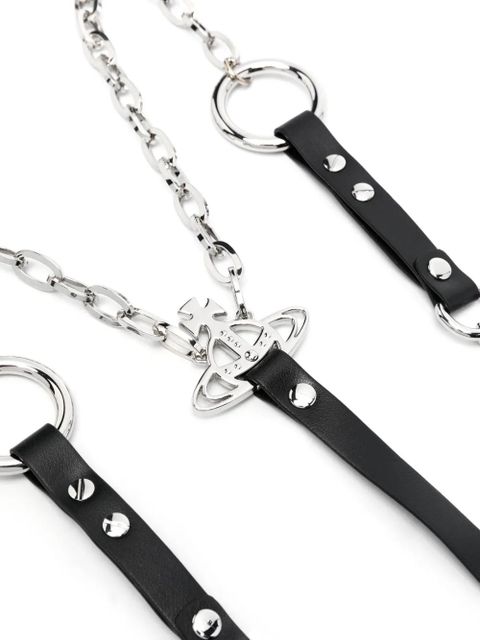 Vivienne Westwood Stud Belt Chain harness - Black - zdjęcie produktu nr 2