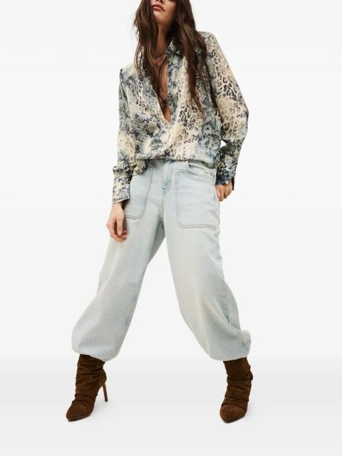 Ba&Sh Cornelia animal-print shirt - Neutrals