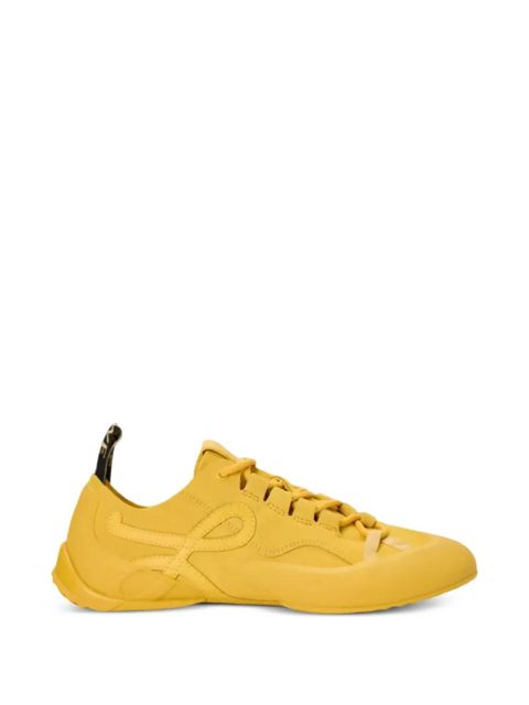 LOEWE Grip lace-up logo sneakers - Yellow - zdjęcie produktu nr 1
