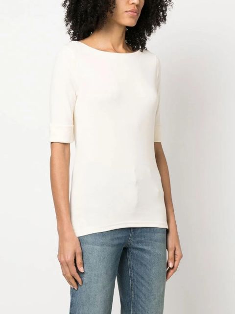 Lauren Ralph Lauren Judy boat-neck T-shirt - Neutrals