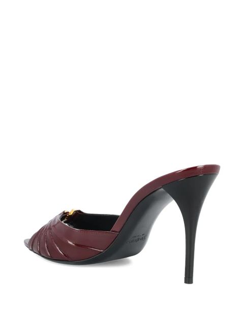 Saint Laurent twisted sandals - Red