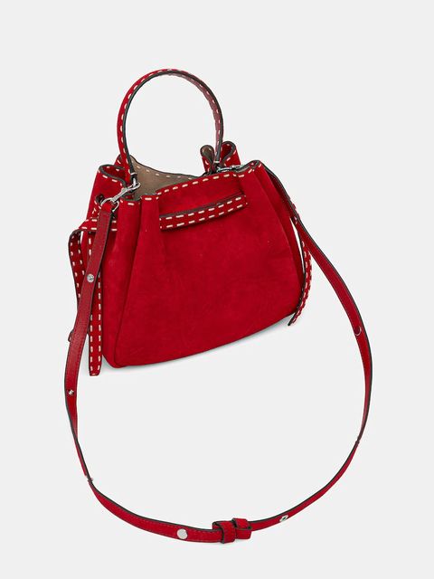 Tory Burch torebka zamszowa Romy