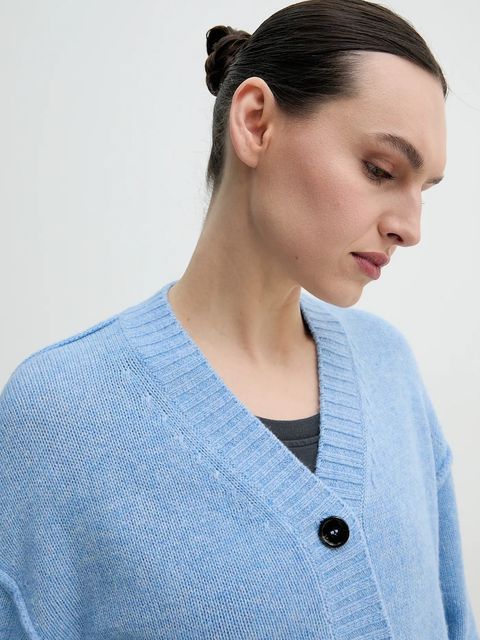 Day Birger et Mikkelsen kardigan wełniany Jordane damski kolor niebieski DAY65243701