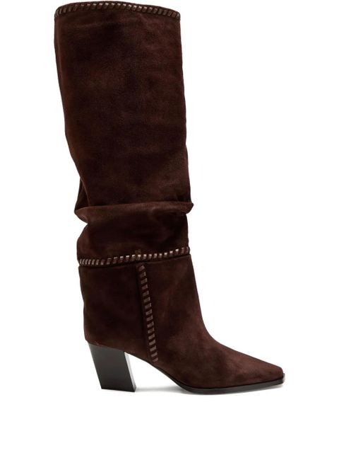 Jimmy Choo square-toe boots - Brown - zdjęcie produktu nr 1