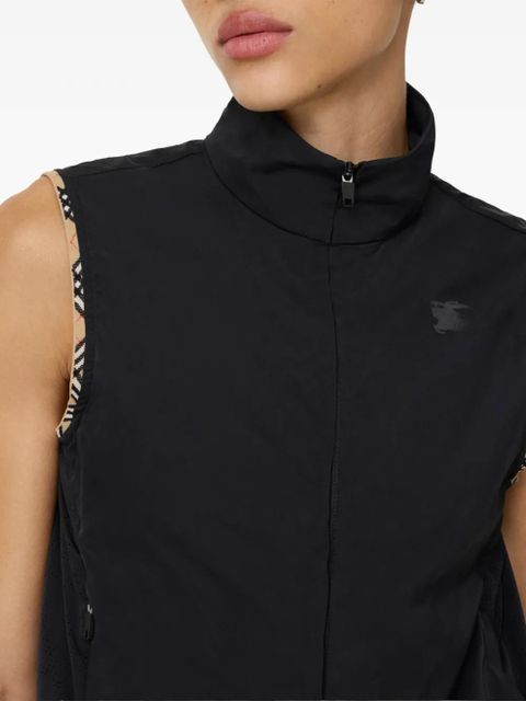 Burberry stretch nylon vest - Black