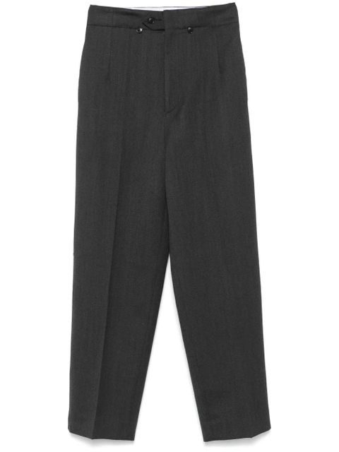 Victoria Beckham high-waist tapered-leg trousers - Grey - zdjęcie produktu nr 1