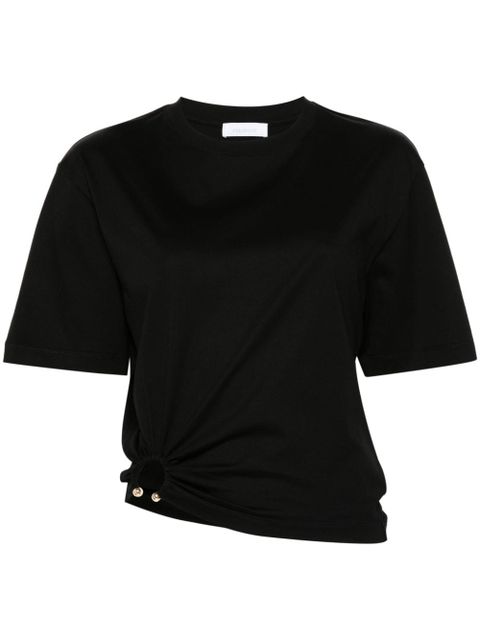 Rabanne signature piercing jersey T-shirt - Black - zdjęcie produktu nr 1